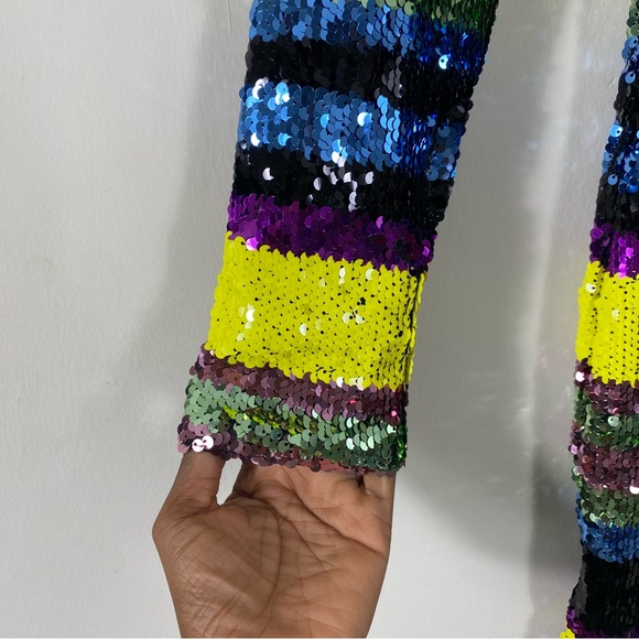 Club L London Multicolor Sequin Mini Dress - Picture 12 of 16